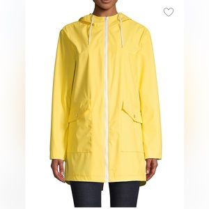 Olive green waterproof raincoat